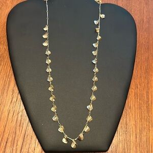 Lucky Brand gold long necklace